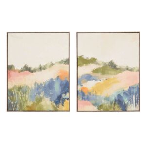 2-Piece Framed Rustic Charm Retreat Canvas Wall Art, 22x28