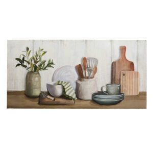 Botanical Vases Canvas Wall Art, 16x32