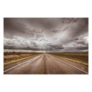 Dark Road Canvas Wall Art, 60x36