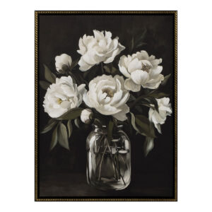 Floral in Vase Framed Wall Art, 18x24