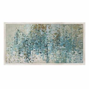 Framed Abstract Canvas Wall Art, 54x27