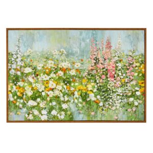 Framed Floral Canvas Wall Art, 37x25