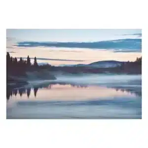 Lake Landscape Canvas Wall Art, 30x20