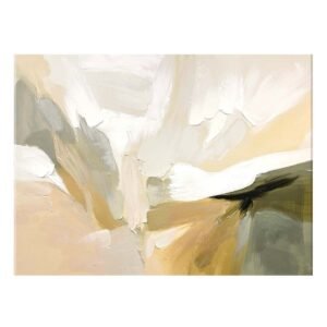 Neutral Multicolor Abstract Canvas Wall Art, 36x48