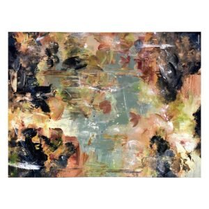 Pond Abstract Canvas Wall Art, 30x40