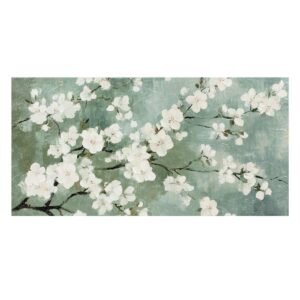 Tree with White Florals Canvas Wall Art, 48x24